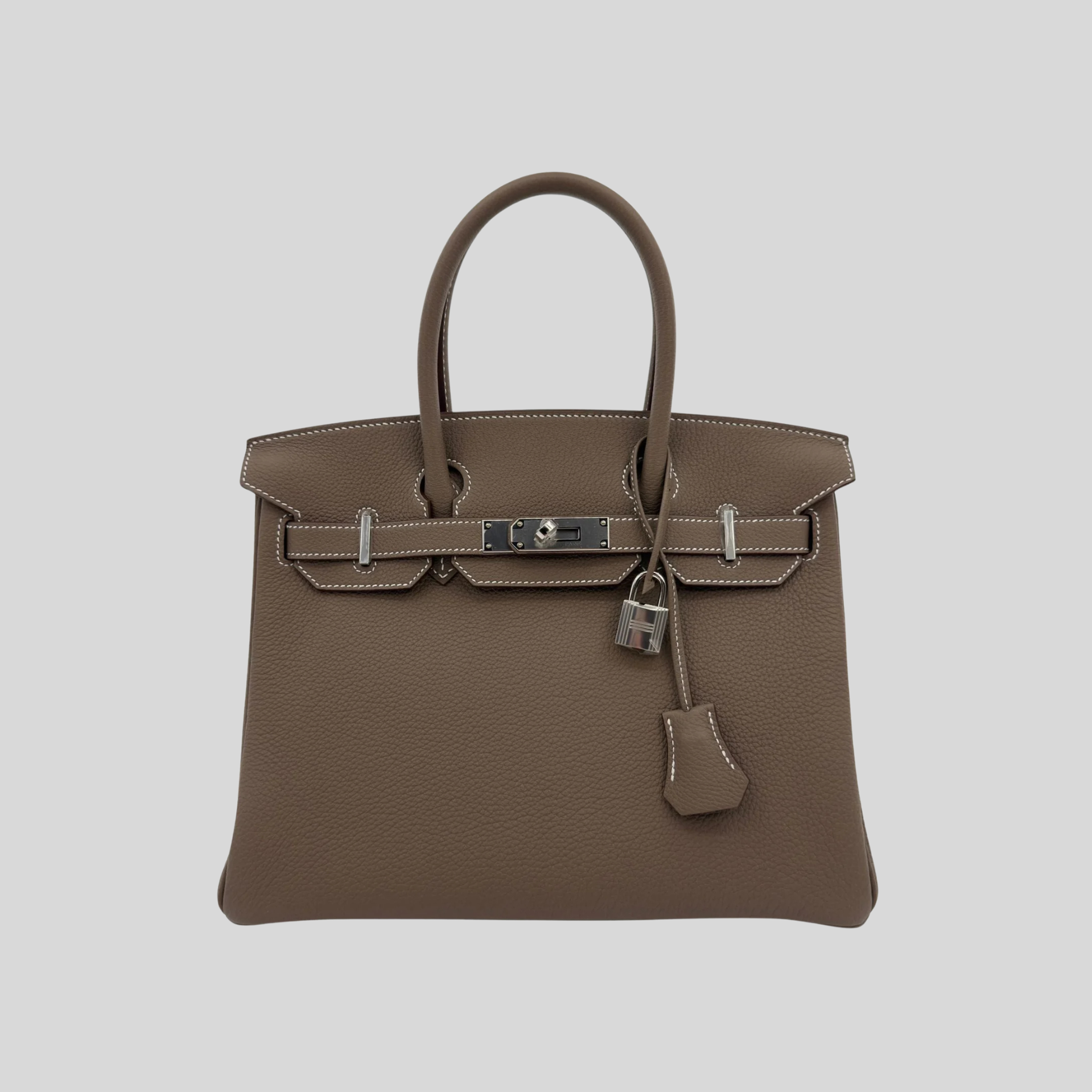 Hermès Birkin 30 Étoupe Togo Palladium Hardware