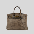 Hermès Birkin 35 Mousse Ostrich Gold Hardware