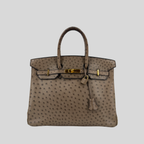 Hermès Birkin 35 Mousse Ostrich Gold Hardware