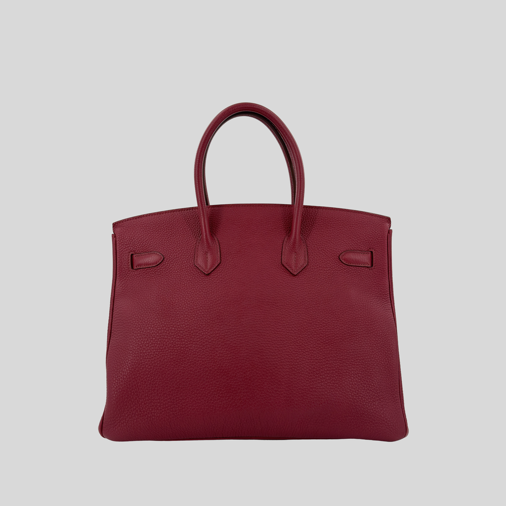 Hermès Birkin 35 Rubis Togo Palladium Hardware