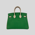 Hermès Birkin 25 Bambou and Nata Swift Brushed Palladium Hardware