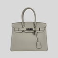 Hermès Birkin 30 Gris Pale Togo Leather Palladium Hardware