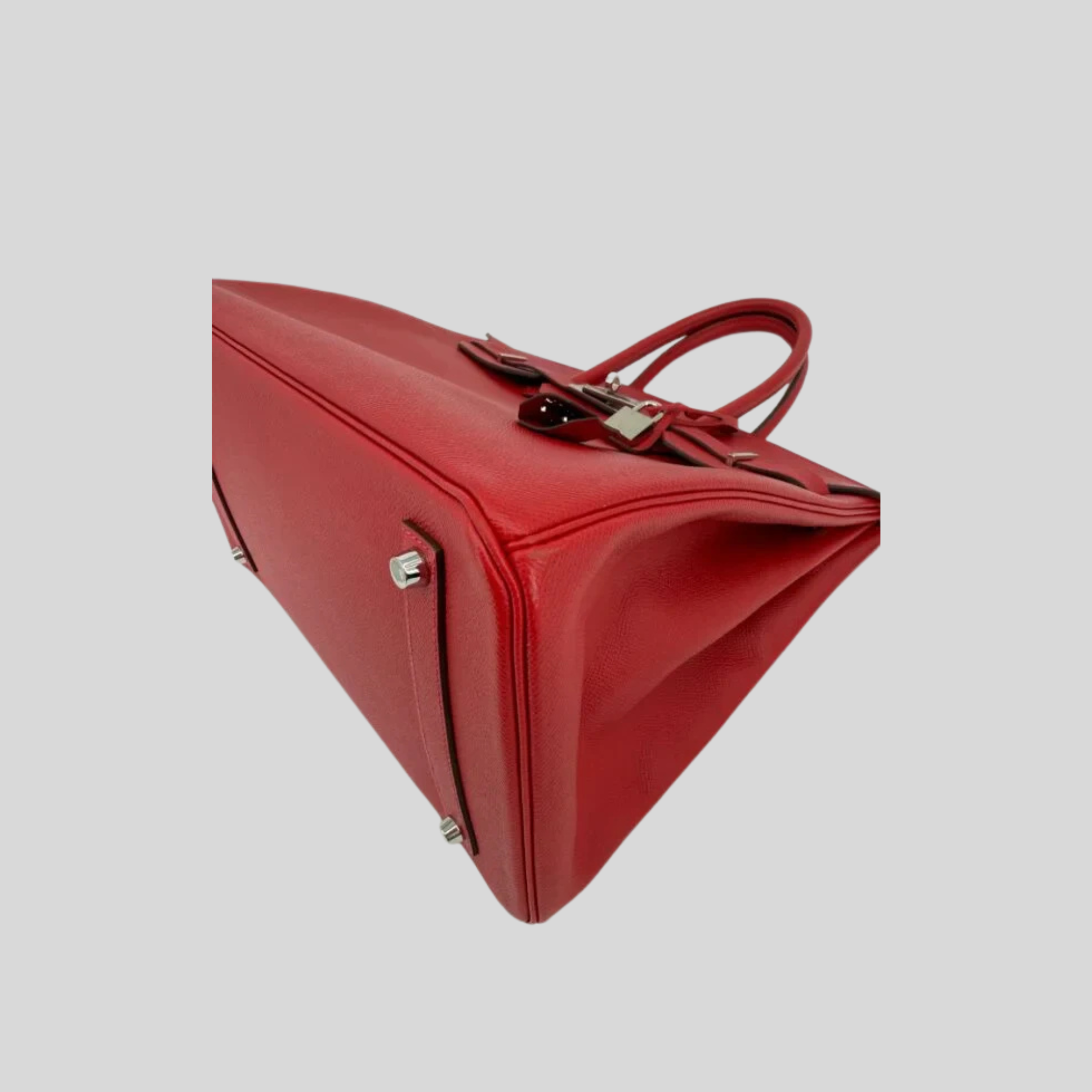 Hermès Birkin 35 Rouge Casaque Epsom Palladium Hardware