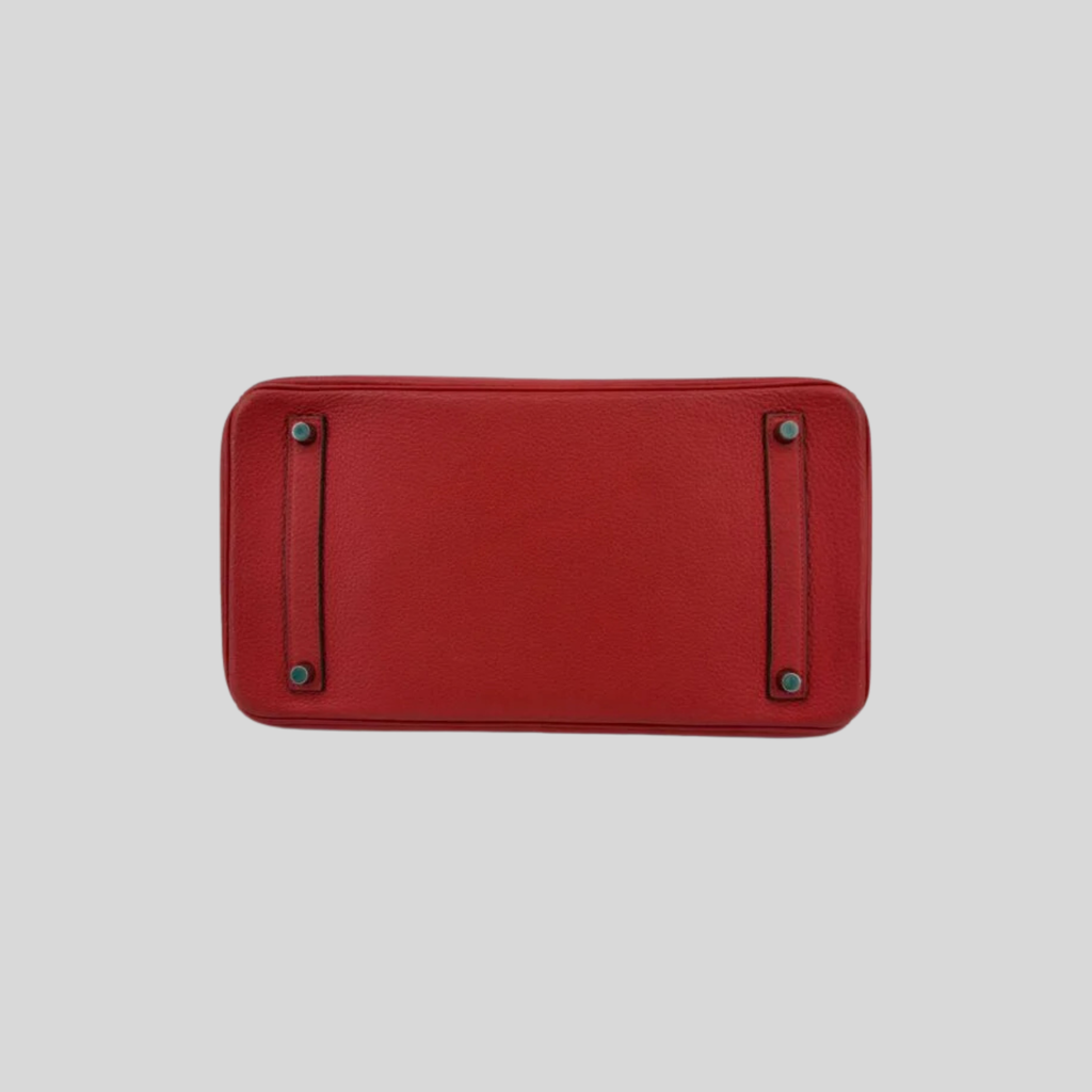 Hermès Birkin 35 Rouge Casaque Epsom Palladium Hardware