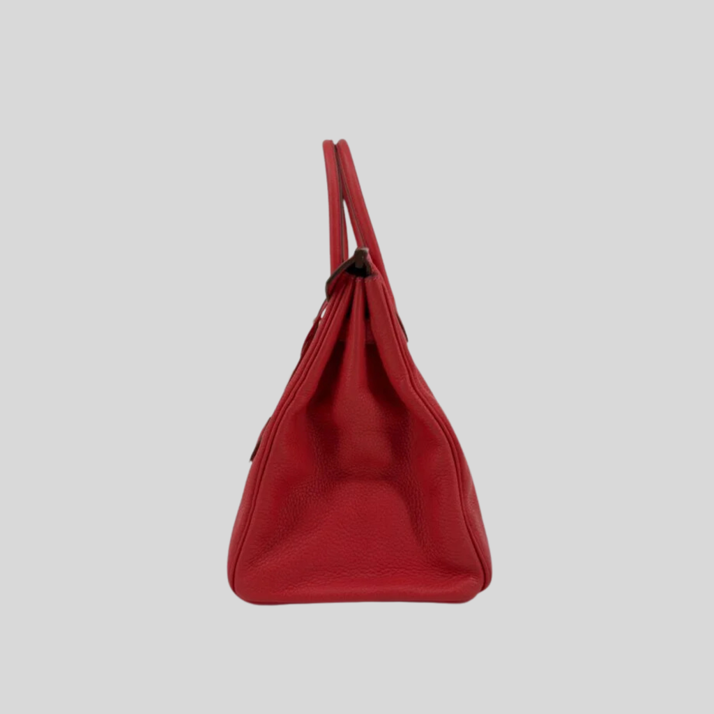 Hermès Birkin 35 Rouge Pivoine Togo Palladium Hardware