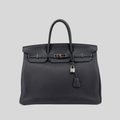 Hermès Birkin 40 Black Togo Palladium Hardware