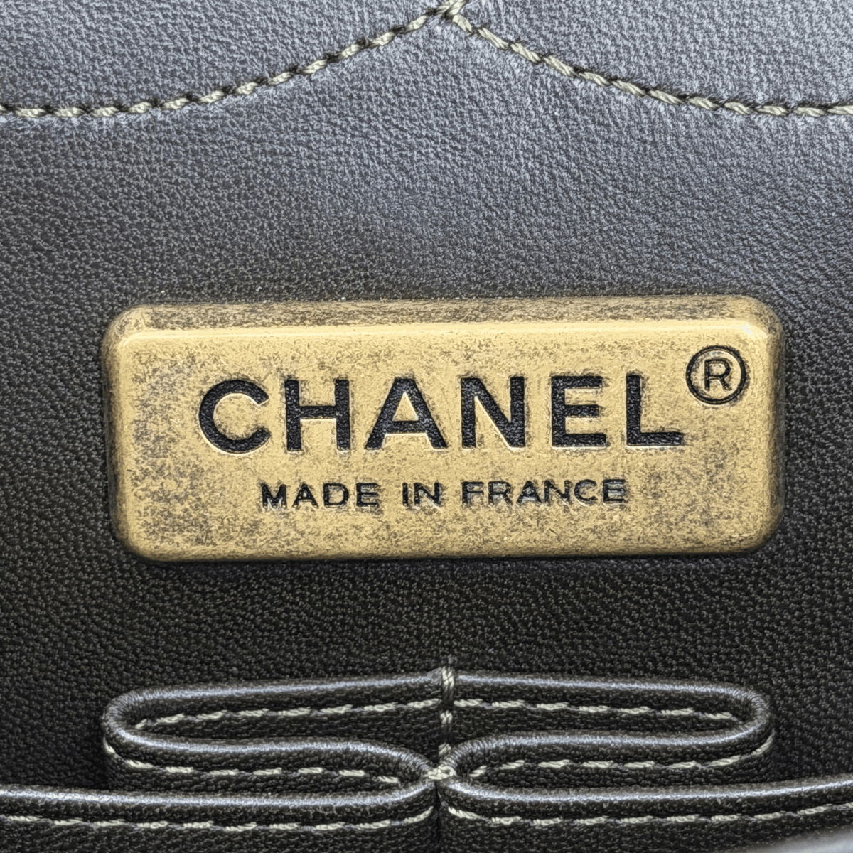 CHANEL Python Reissue Double Flap Jumbo Bronze Multicolor Aged Gold Hardware