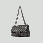 CHANEL Reissue Double Flap Small Silver Mosaic Mirror Pattern | Randolph Goods
