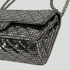 CHANEL Reissue Double Flap Small Silver Mosaic Mirror Pattern | Randolph Goods
