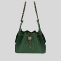Chanel 25 Hobo Small Métiers d’Art 26A Green Caviar Leather Gold Hardware