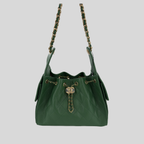 Chanel 25 Hobo Small Métiers d’Art 26A Green Caviar Leather Gold Hardware