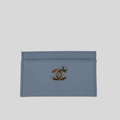 Chanel Card Holder Métiers d’Art 26A Pale Blue