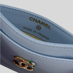 Chanel Card Holder Métiers d’Art 26A Pale Blue