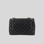 Chanel Classic Flap Maxi Black Lambskin Gold Hardware