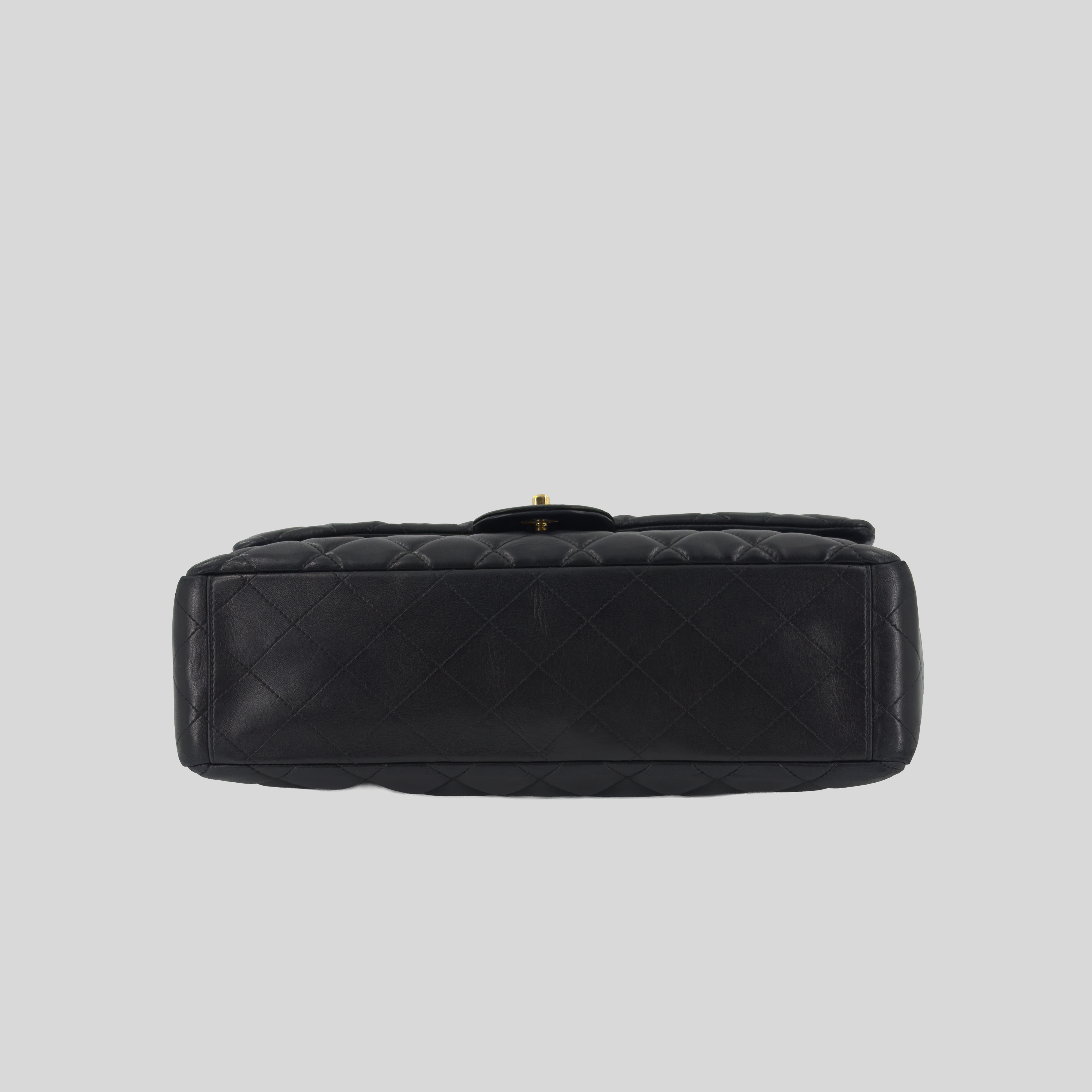 Chanel Classic Flap Maxi Black Lambskin Gold Hardware