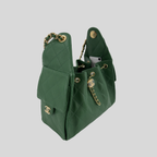Chanel 25 Hobo Small Métiers d’Art 26A Green Caviar Leather Gold Hardware