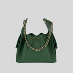Chanel 25 Hobo Small Métiers d’Art 26A Green Caviar Leather Gold Hardware