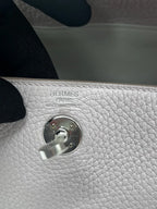 Hermès Mini Lindy Mauve Pale Togo Leather Palladium Hardware