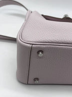 Hermès Mini Lindy Mauve Pale Togo Leather Palladium Hardware