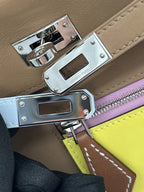 Hermès Kelly 25 Chai Multicolor Swift Palladium