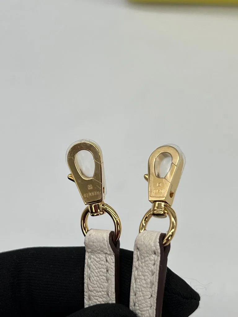 Hermès Mini Kelly Lime & Nata Chèvre Gold Hardware