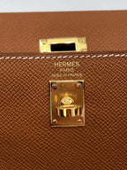 Hermès Kelly 25 Gold Epsom Leather, Gold Hardware