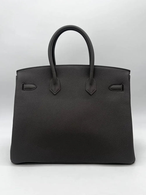 Hermès Birkin 35 Etain Togo Leather Gold Hardware – 2021 Designer Handbag