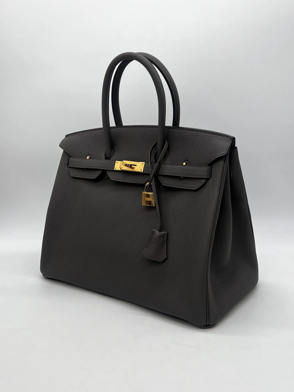 Hermès Birkin 35 Etain Togo Leather Gold Hardware – 2021 Designer Handbag