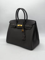 Hermès Birkin 35 Etain Togo Leather Gold Hardware – 2021 Designer Handbag