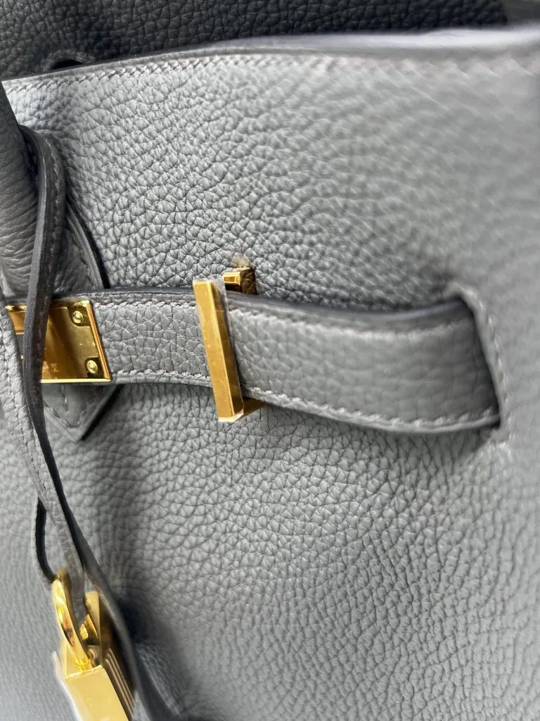 Hermès Birkin 35 Etain Togo Leather Gold Hardware – 2021 Designer Handbag