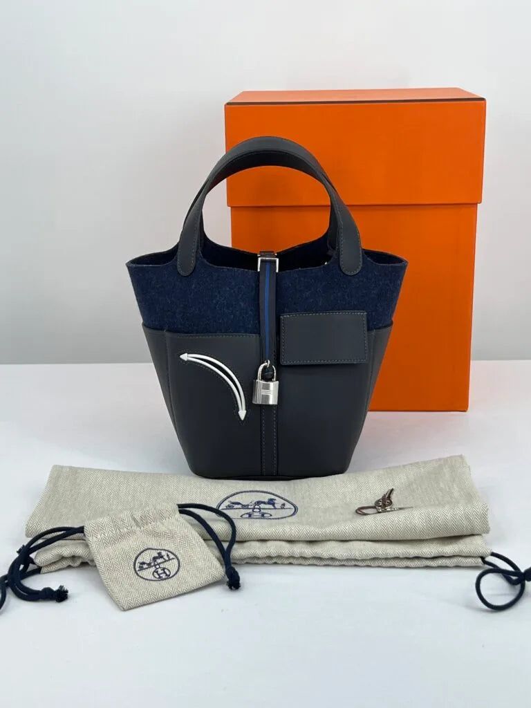 Hermès Picotin Lock 18 Limited Edition ‘Go Team’ – Bleu Nuit/Caban