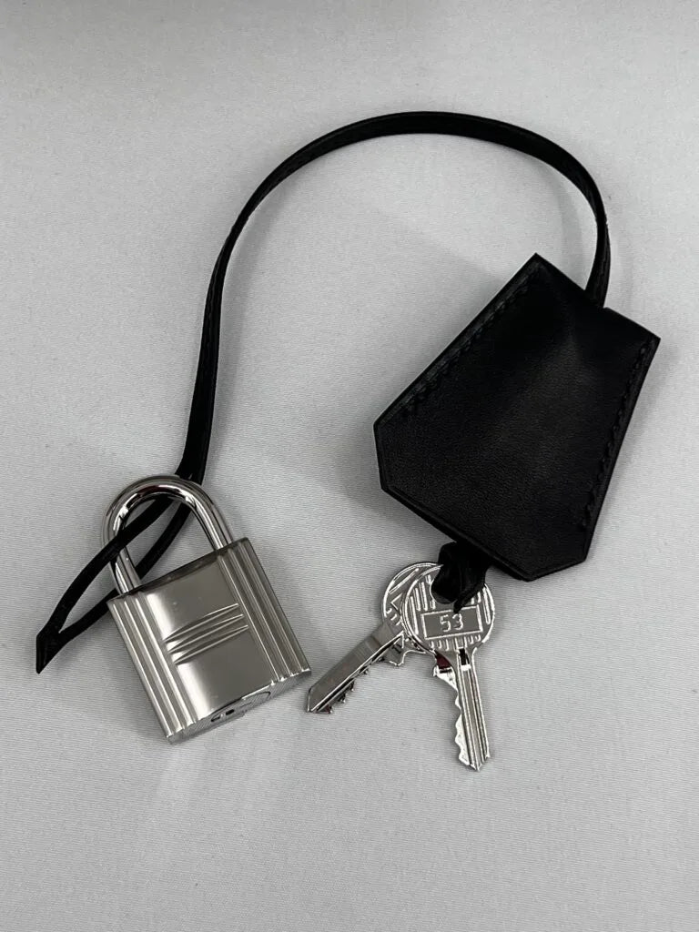 Hermès HAC (Haut à Courroies) 40 Limited Edition Cargo Noir Swift and Toile Palladium Hardware