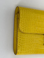 Hermès Constance Long Mimosa Matte Alligator Palladium Hardware