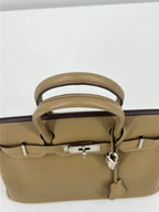 Hermès Birkin 30 Trench Evercolor Leather Palladium Hardware