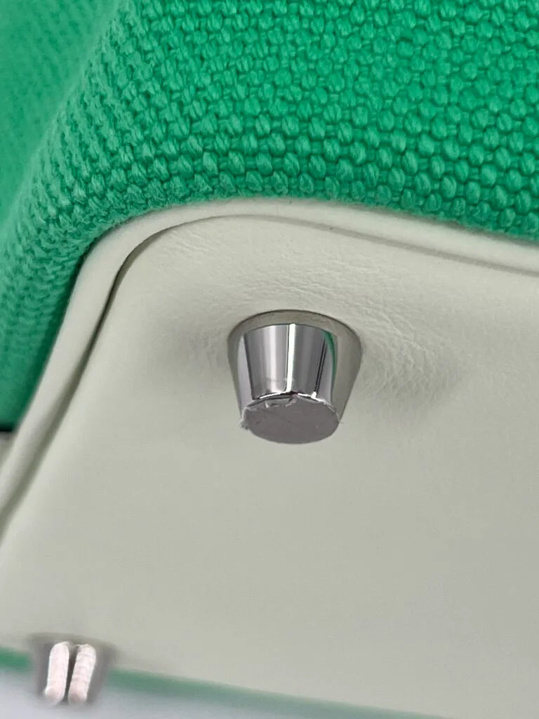 Hermès Picotin Cargo Lock 18 Vert Comics Toile and Vert Fizz Swift Leather Palladium Hardware