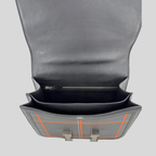 Hermès Constance 24 Limited Edition Tattersall Orange & Black Toile H Swift Palladium Hardware