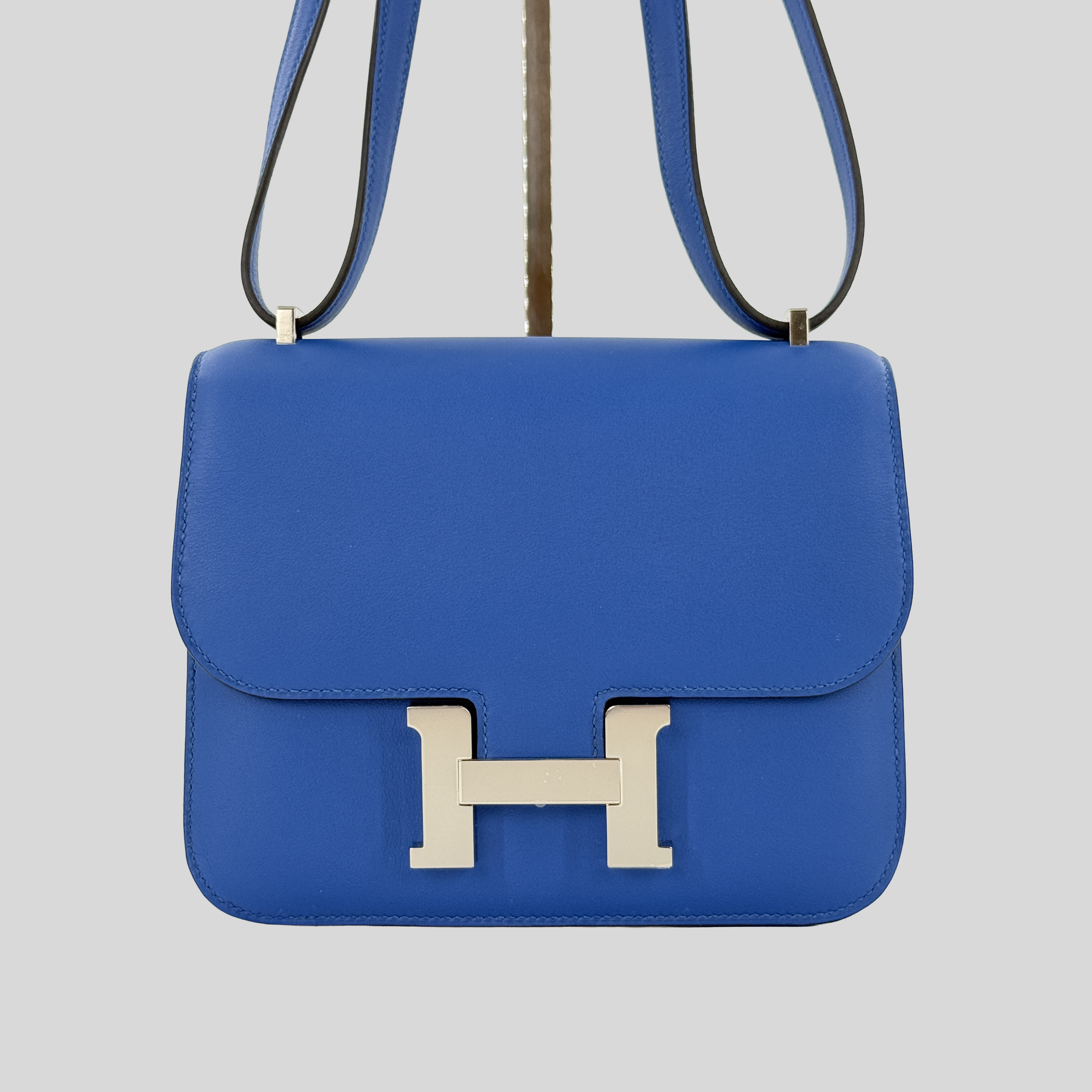 Hermès Constance 18 Bleu France Swift Palladium Hardware Hermès Constance 18 Bleu France Swift Palladium Hardware
