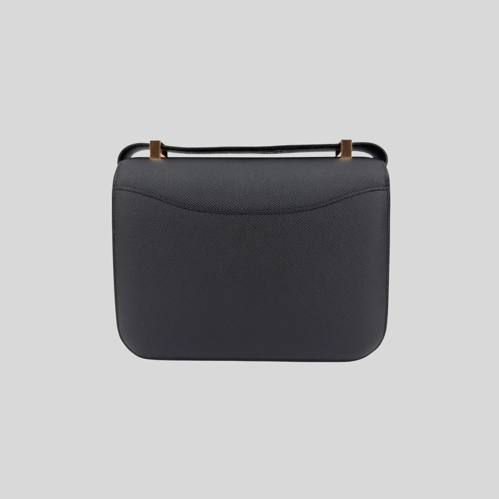Hermès Constance 24 Black Epsom Rose Gold Hardware