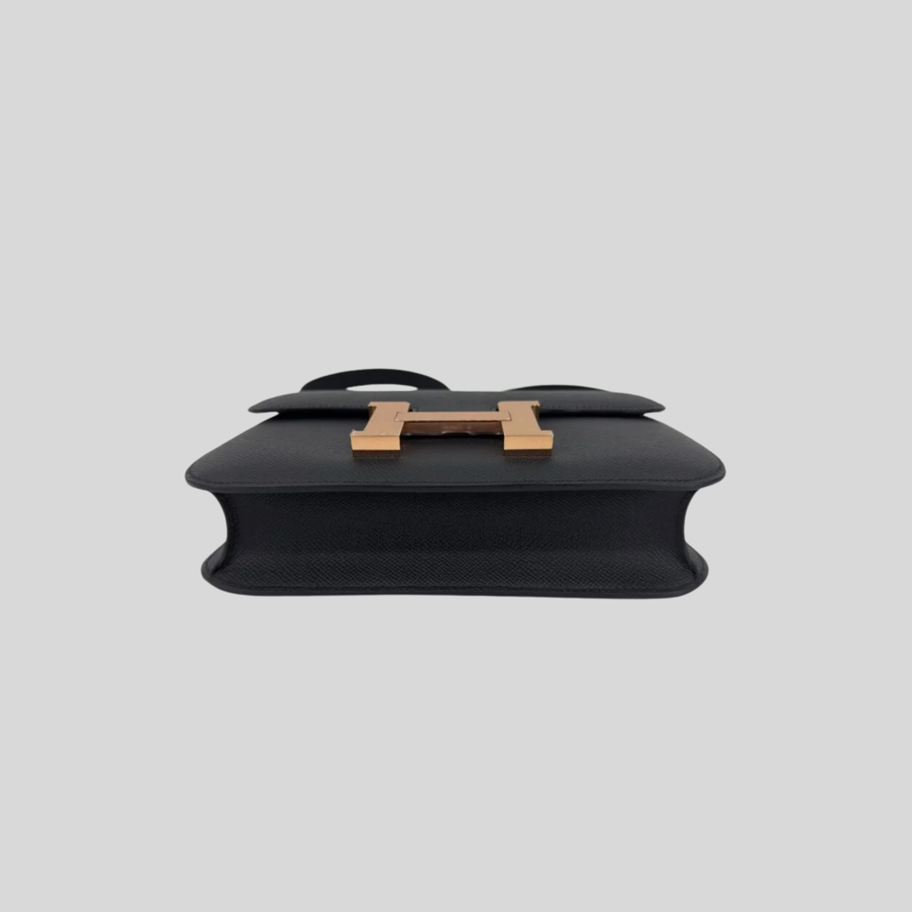 Hermès Constance 24 Black Epsom Rose Gold Hardware