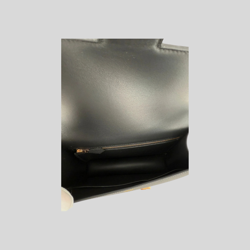 Hermès Constance 24 Black Epsom Rose Gold Hardware