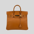 Hermès HAC 32 Natural Vache Naturel Gold Hardware