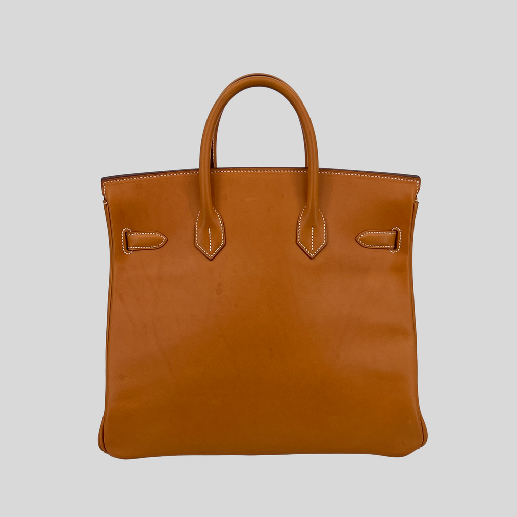 Hermès HAC 32 Natural Vache Naturel Gold Hardware