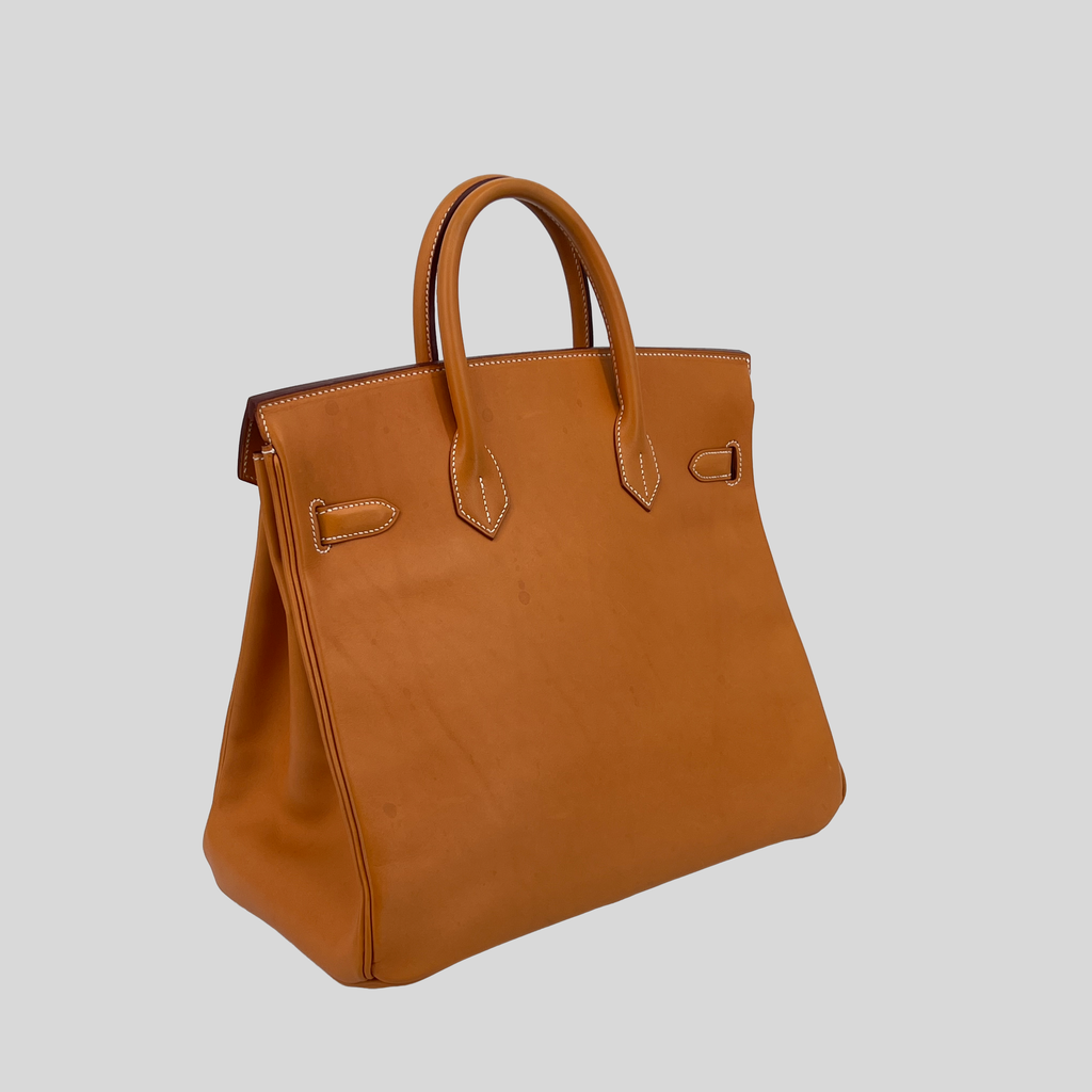 Hermès HAC 32 Natural Vache Naturel Gold Hardware