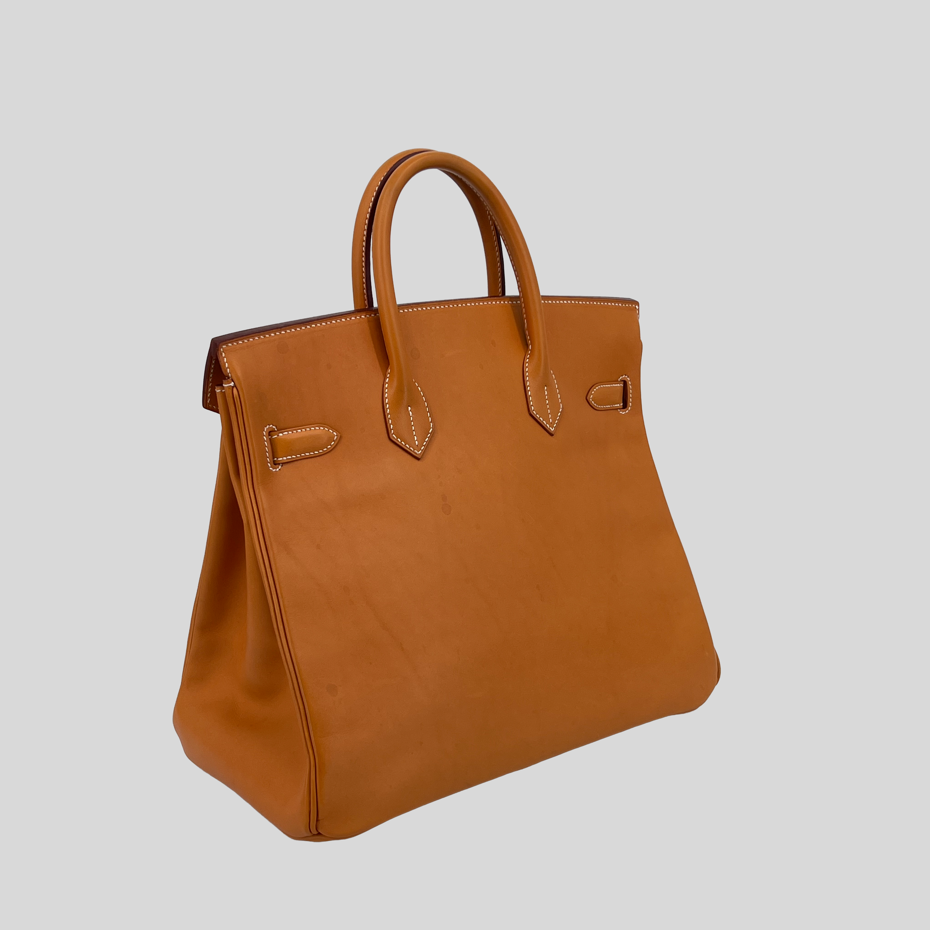 Hermès HAC 32 Natural Vache Naturel Gold Hardware