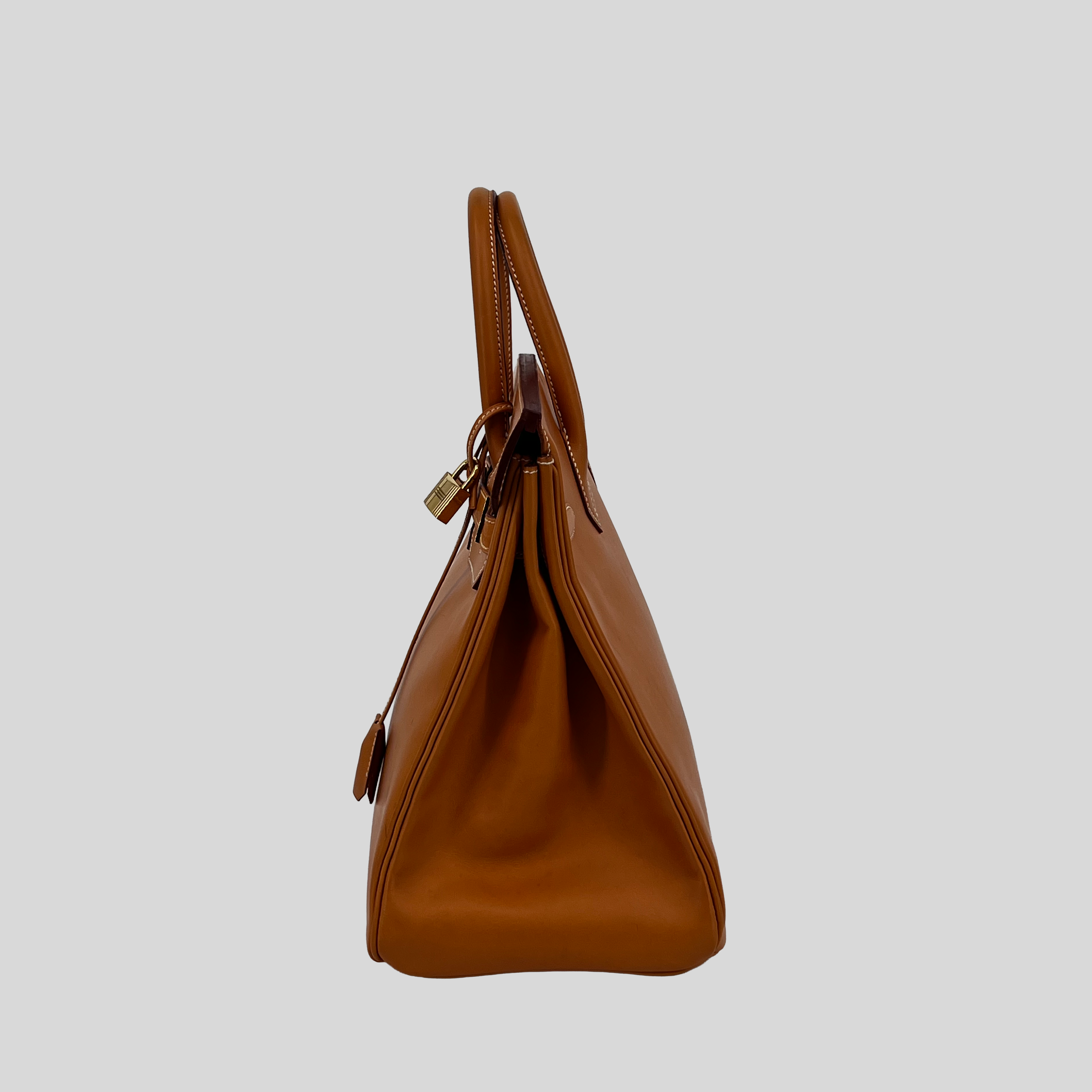 Hermès HAC 32 Natural Vache Naturel Gold Hardware