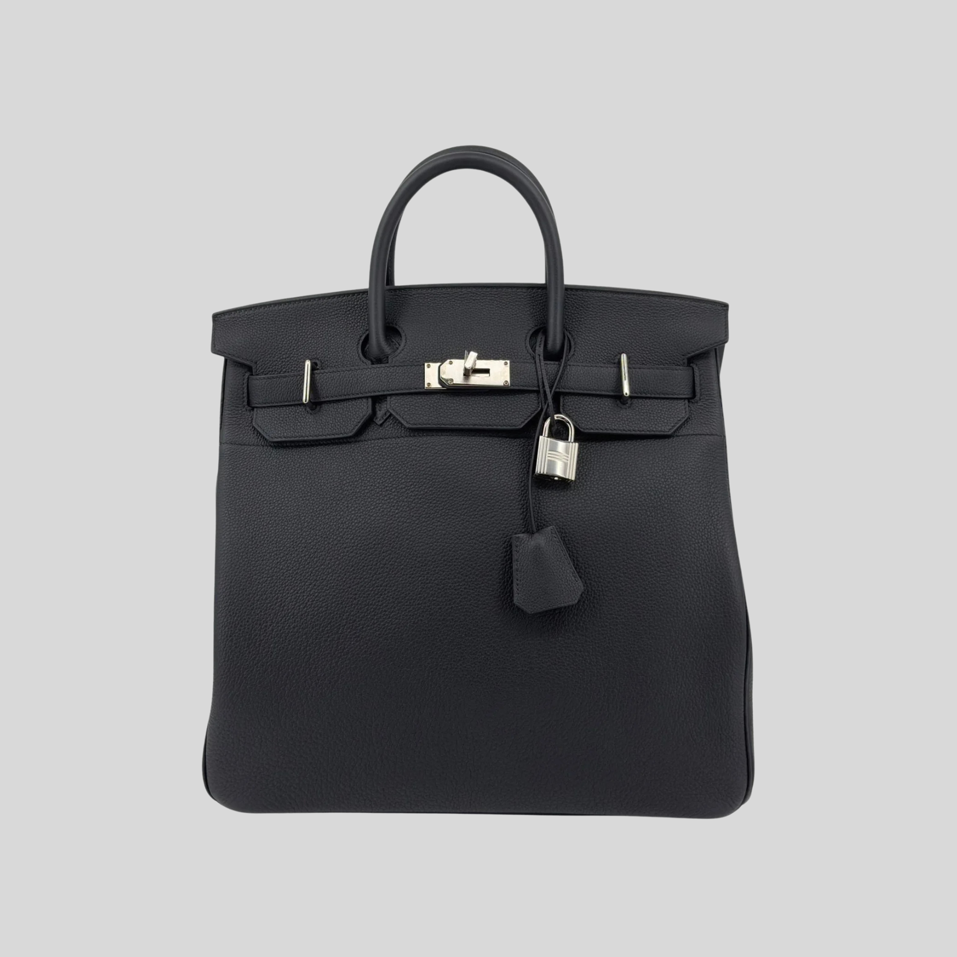 Hermès HAC 40 Black Togo Palladium Hardware
