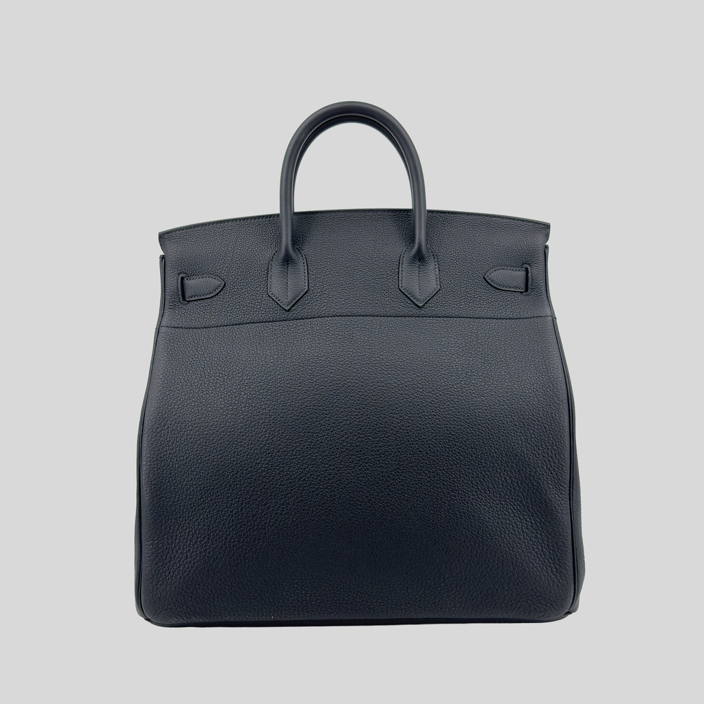 Hermès HAC 40 Black Togo Palladium Hardware