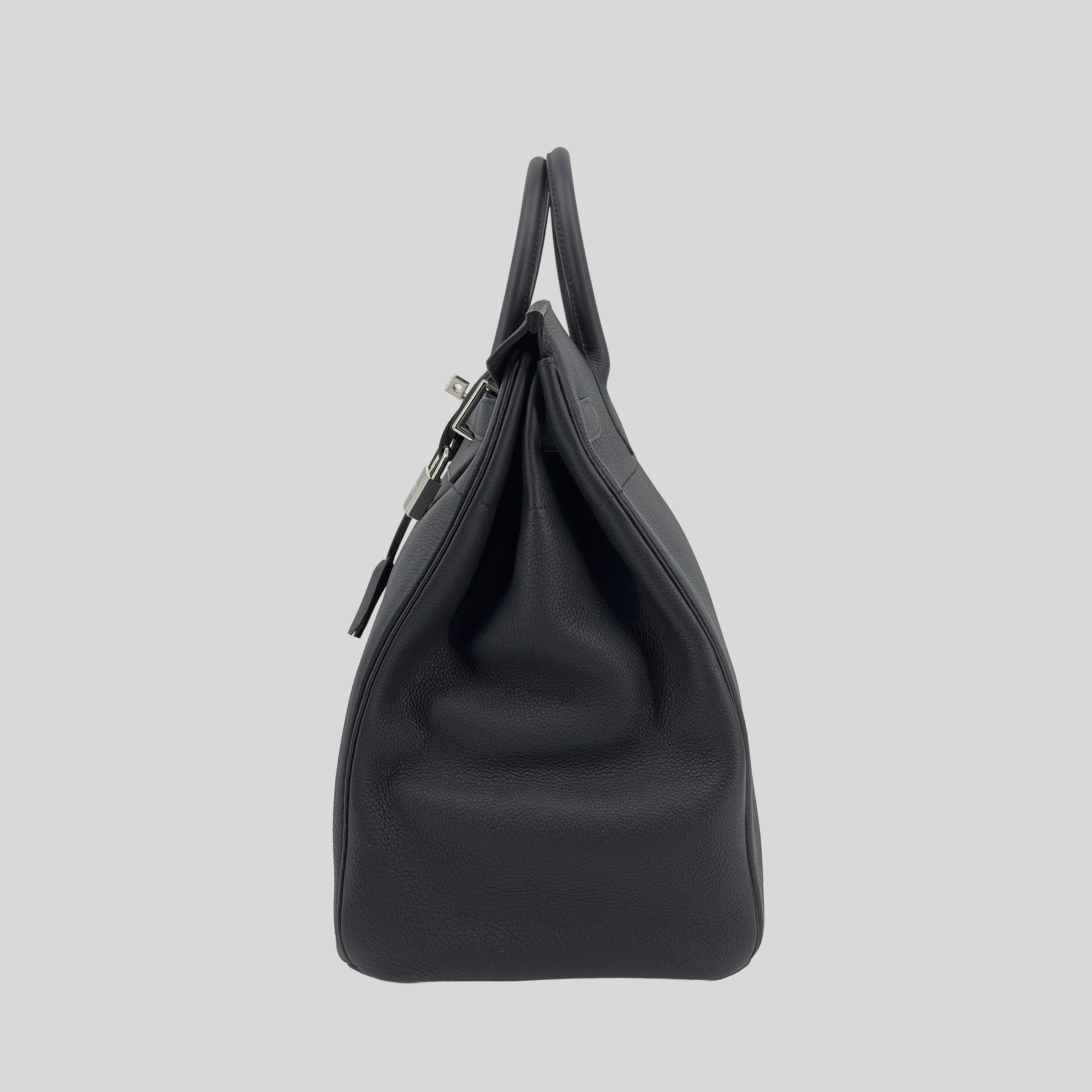 Hermès HAC 40 Black Togo Palladium Hardware