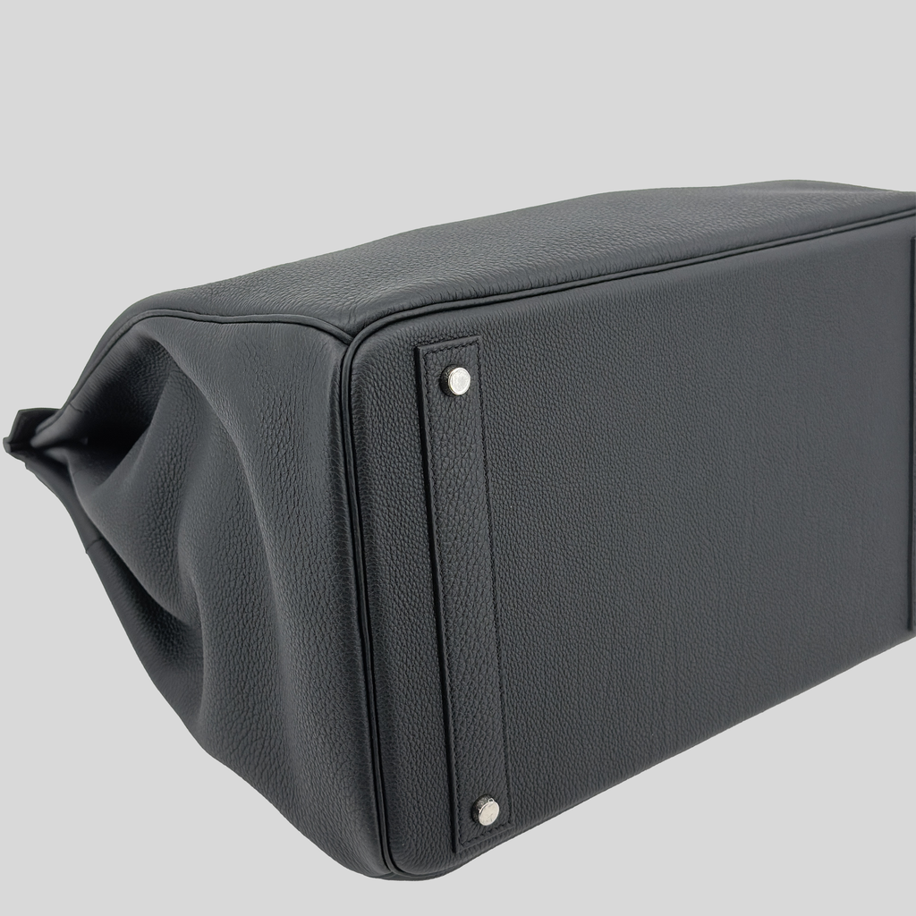Hermès HAC 40 Black Togo Palladium Hardware