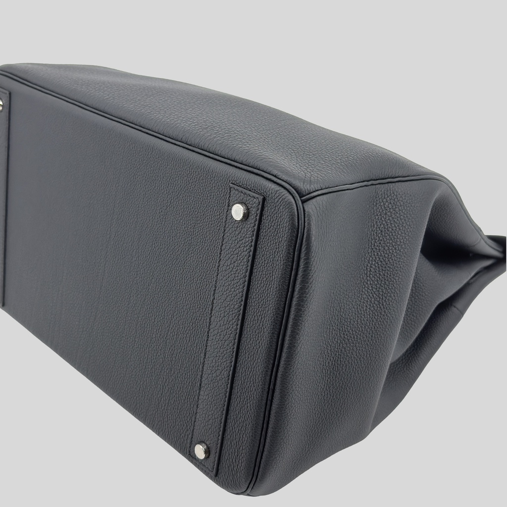 Hermès HAC 40 Black Togo Palladium Hardware